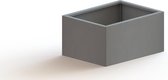 MySteel Verzinkt staal plantenbak Texas 600x800 Bodemplaat + 4 wielen (50kg per wiel)  - Hoogte: 300mm