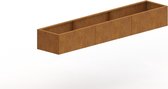 MySteel Cortenstaal plantenbak Texas xxl 3000x600   - Hoogte: 600mm
