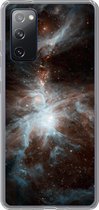 Geschikt voor Samsung Galaxy S20 FE hoesje - Galaxy - Planeet - Sterren - Siliconen Telefoonhoesje