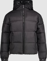 Ballin Amsterdam -  Jongens Regular Fit Puffer  Jas  - Zwart - Maat 104