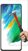 Screenprotector Glas - Tempered Glass Screen Protector Geschikt voor: Samsung Galaxy S21 FE - 1x