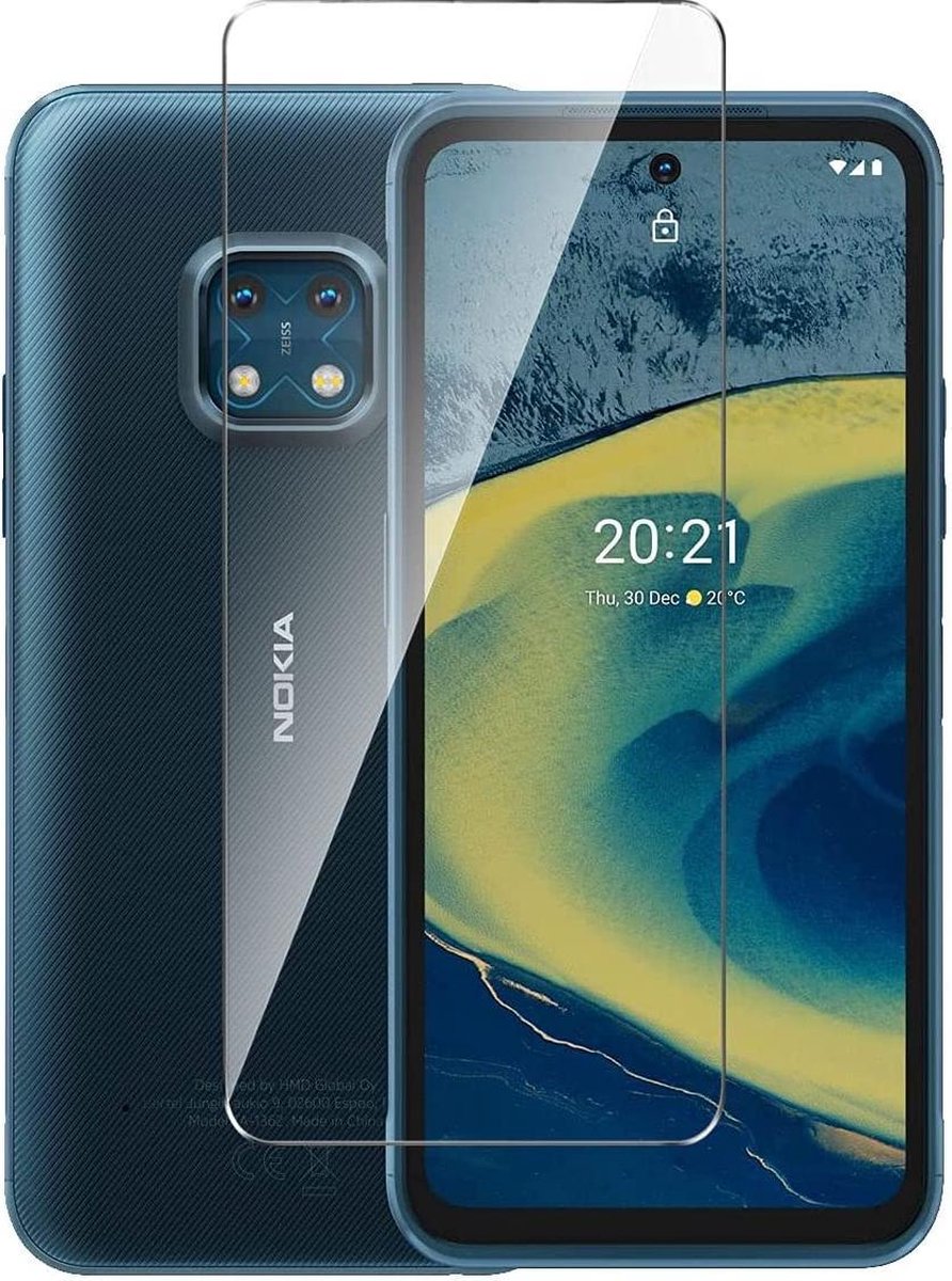 Screenprotector Glas - Tempered Glass Screen Protector Geschikt voor: Nokia XR20 - 2x