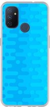 Smartphonebooster Telefoonhoesje - Back Cover - Geschikt Voor Oneplus Nord N100 - Blue En Blue