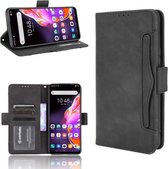 Voor Infinix Hot 10s/10s NFC/10T Huid Voelen Kalf Patroon Horizontale Flip Lederen Case met Houder & Kaartsleuven & Fotolijst (Zwart)