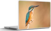 Laptop sticker - 17.3 inch - IJsvogel - Veren - Takken - 40x30cm - Laptopstickers - Laptop skin - Cover