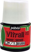 Glasverf - 21 Pink - Transparant - Pebeo Vitrail - 45 ml