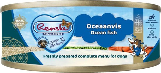 24x Renske Blik Vers Gestoomd Complete Menu Oceaanvis 95 gr