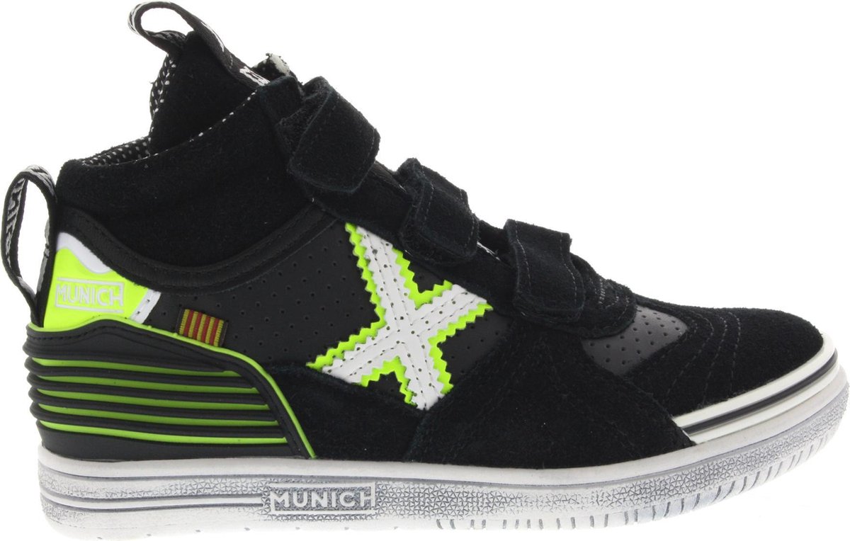 Munich Sneakers - Maat 32 - Unisex - Navy - Grijs - Geel - Wit