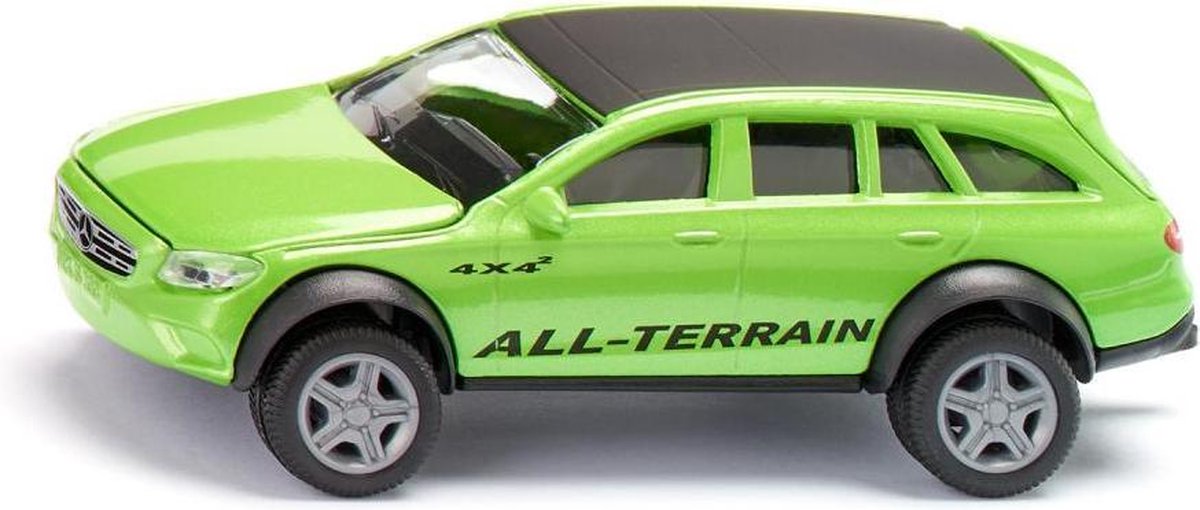 Siku 2349, Mercedes-Benz E-klasse All-Terrain 4x4², 1:50, metaal/kunststof, groen, trekhaak en motorkap die open kan