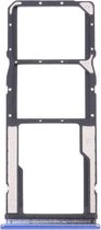 SIM-kaartlade + SIM-kaartlade + Micro SD-kaartlade voor Geschikt voor Xiaomi Redmi 9T 4G / Redmi Note 9 4G J19S M2010J19SC M2010J19SG M2010J19SY (Blauw)