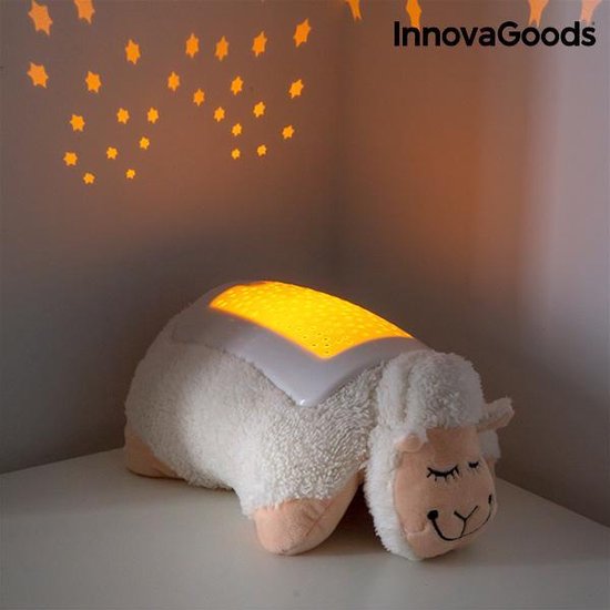 Moutons câlins InnovaGoods avec projecteur LED