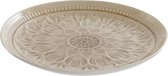 Platt tallrik DKD Home Decor Crème Keramiek Mandala (27 x 27 x 3 cm)