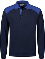 Santino Tesla 2color Polo-sweater (280g/m2) - Marine | Blauw - M