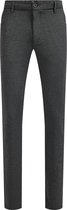 WE Fashion Heren slim fit jogger met structuur