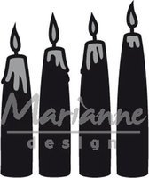 Marianne Design Craftable Mal Advent kaarsen CR1425