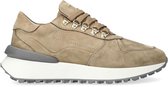 Red-Rag 76846 Lage sneakers - Leren Sneaker - Dames - Taupe - Maat 41