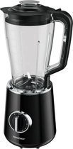 Silvercrest Blender Zwart - Krachtige blender in strak design met RVS elementen - Vermogen: 600 W - Inhoud: 1,8 L - 5 krachtige snelheden en pulse-functie - Deksel met vulopening en doseerdop