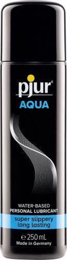 Pjur Aqua Glijmiddel Op Waterbasis - 250 ml - Waterbasis - Vrouwen - Mannen - Smaak - Condooms - Massage - Olie - Condooms - Pjur - Anaal - Siliconen - Erotisch