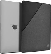 WIWU Blade Sleeve - Macbook Sleeve - 16 inch - Waterafstotend polyester - Zwart/Grijs