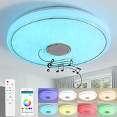 24W Bluetooth plafondlamp - LED RGB - App & afstandsbediening - 40x5.5 cm