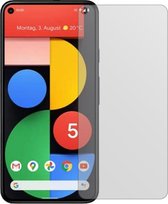 dipos I 6x Beschermfolie mat compatibel met Google Pixel 5 Folie screen-protector (expres kleiner dan het glas omdat het gebogen is)