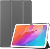 Tablet hoes geschikt voor Huawei MatePad T 10S (10.1 Inch) - Tri-Fold Book Case - Grijs