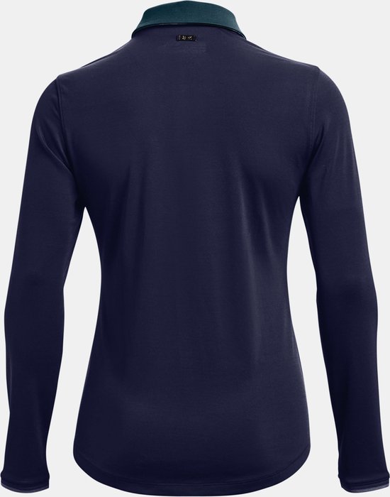 Under Armour Zinger Long Sleeve Woman Polo Blue