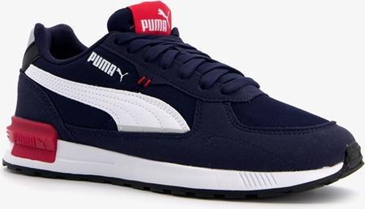 Peacoat-Puma White-High Risk Red