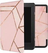 Hoesje geschikt voor Kobo Nia - iMoshion Design Slim Hard Case Bookcase - Pink Graphic