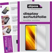 dipos I 6x Beschermfolie helder compatibel met Poco X3 NFC Folie screen-protector (3x Voorkant + 3x Achterkant)