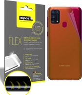 dipos I 3x Beschermfolie 100% compatibel met Samsung Galaxy M31s Achterkant Folie I 3D Full Cover screen-protector