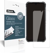dipos I 2x Pantserfolie helder compatibel met Umidigi Bison Beschermfolie 9H screen-protector (expres kleiner dan het glas omdat het gebogen is)