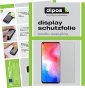 dipos I 6x Beschermfolie mat compatibel met Vivo Y30 Folie screen-protector (expres kleiner dan het glas omdat het gebogen is)