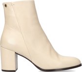 Notre-V 03-313 Enkellaarsjes - Enkelboots met rits - Dames - Beige - Maat 41