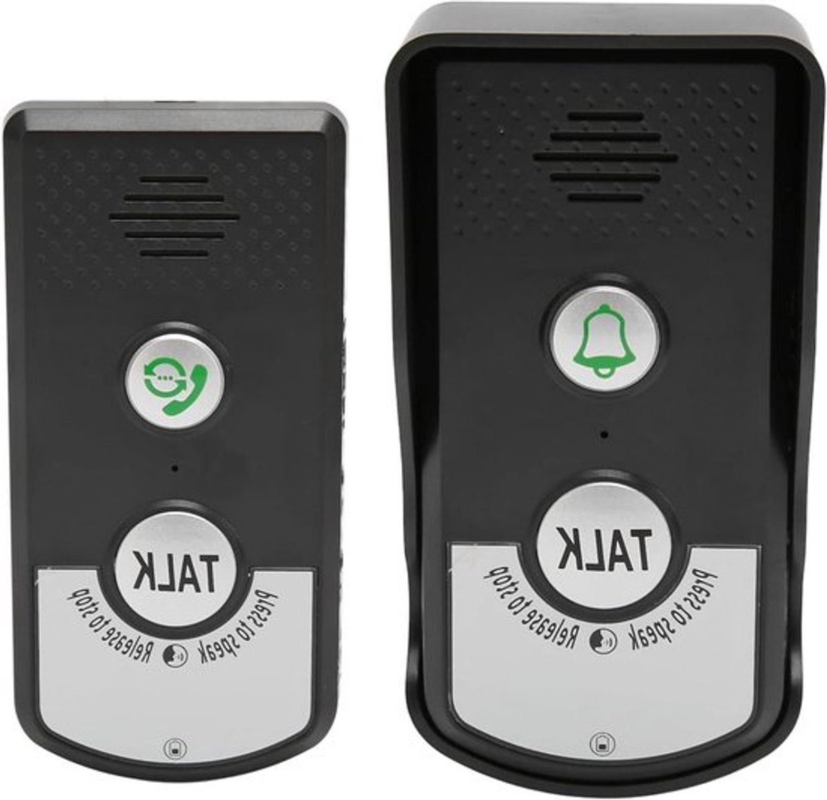 Waterdichte Draadloze Deurbel met Intercom 2-Weg en 2000mAh Batterij voor Thuis - Bereik van 300 Meter