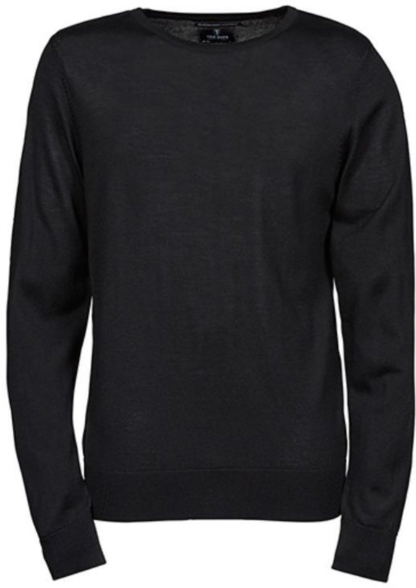 Tee Jays - Crew Neck Pullover Sweater - Black maat S