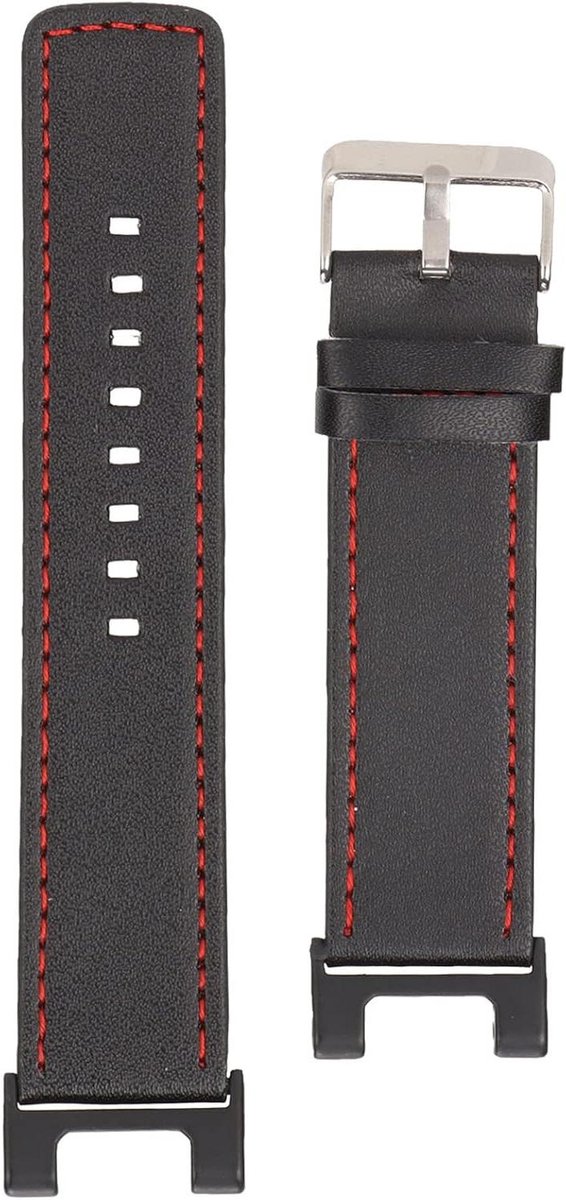 Compatibel Lederen Horlogeband voor Smart Polshorloge - Vervangende Band Armband - Duurzaam en Stijlvol