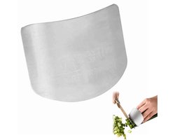 Roestvrijstalen Finger Guard - Vingerbeschermer voor Keuken - Veilig Snijden met Comfort