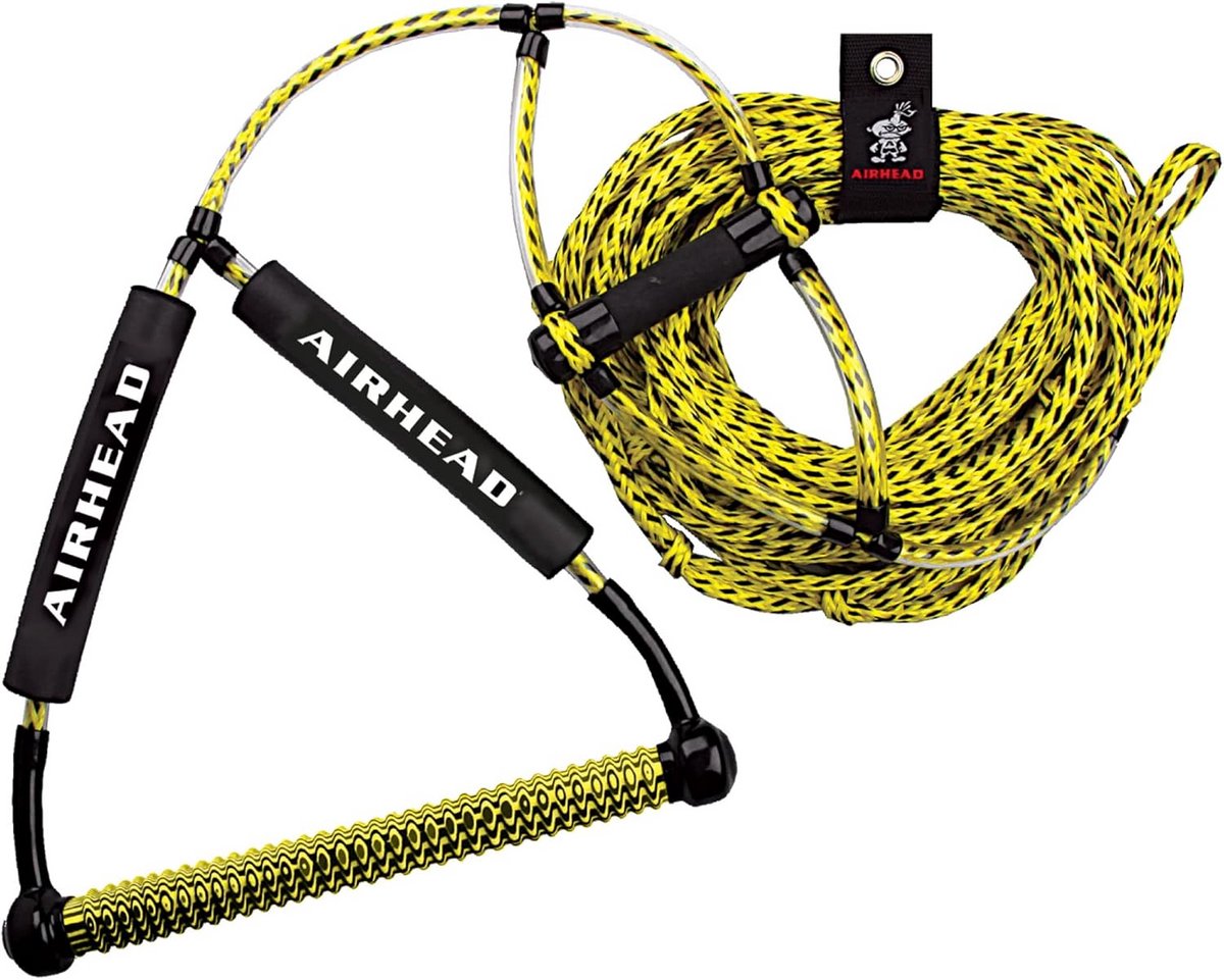 Wakeboard Trekkoortouw 4 Secties 75 Voet met Dubbel EVA Handvat en Aluminium Kern
