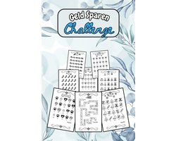Budget Planner Challenge 100 pagina's - bijhouden van uitgaven - wekelijks en maandelijks - voor geld besparen en financiën organiseren