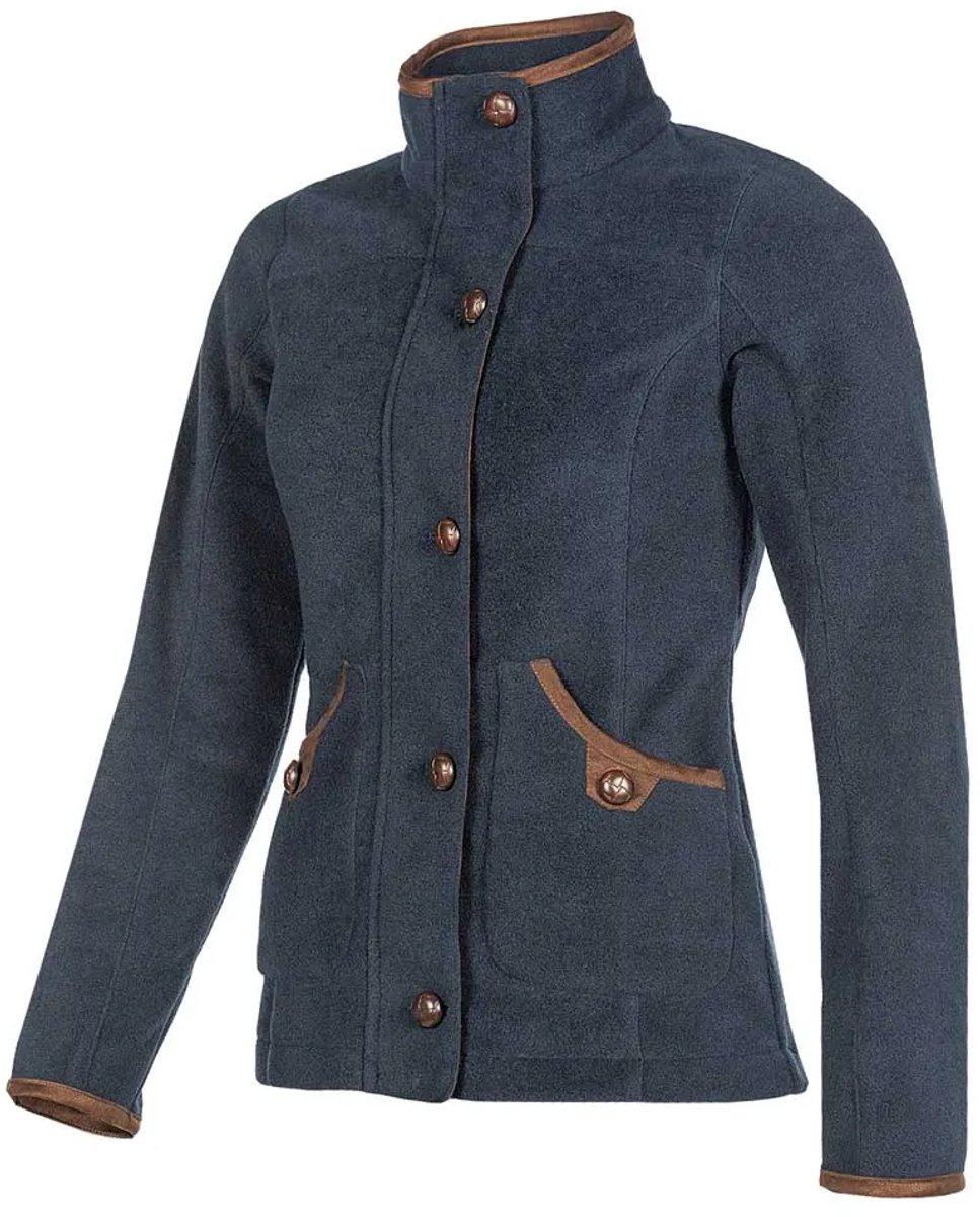 Baleno Claire Fleece Met Volledige Rits Vrouw Blauw