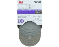 3M 30802 Trizact Schuurschijven KIT 150mm - 5x P3000 + 5x P8000