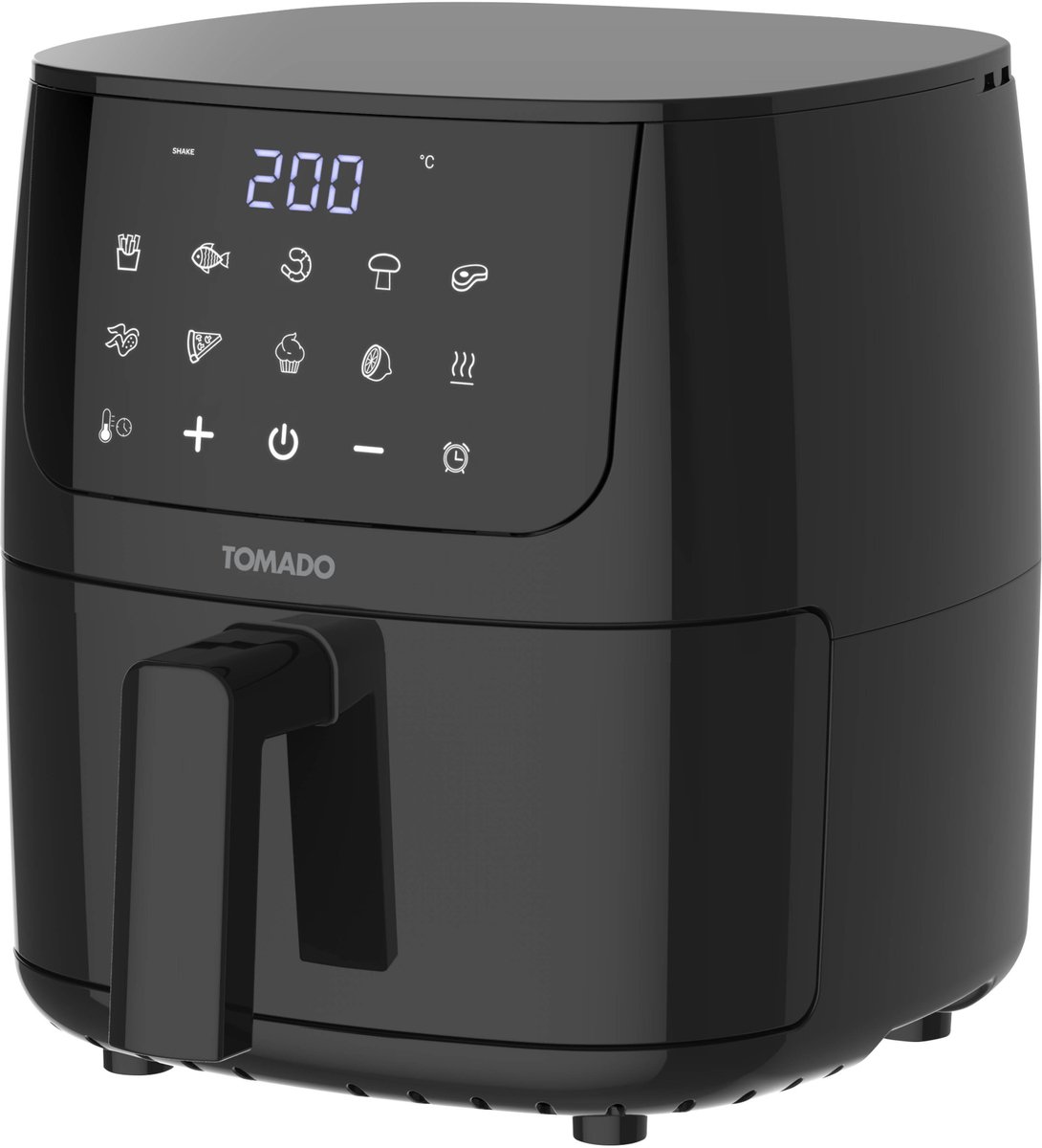 Tomado TAF2002B - Mini airfryer - Heteluchtfriteuse - 2 liter - Digitaal display - PFAS vrij — afbeelding 2