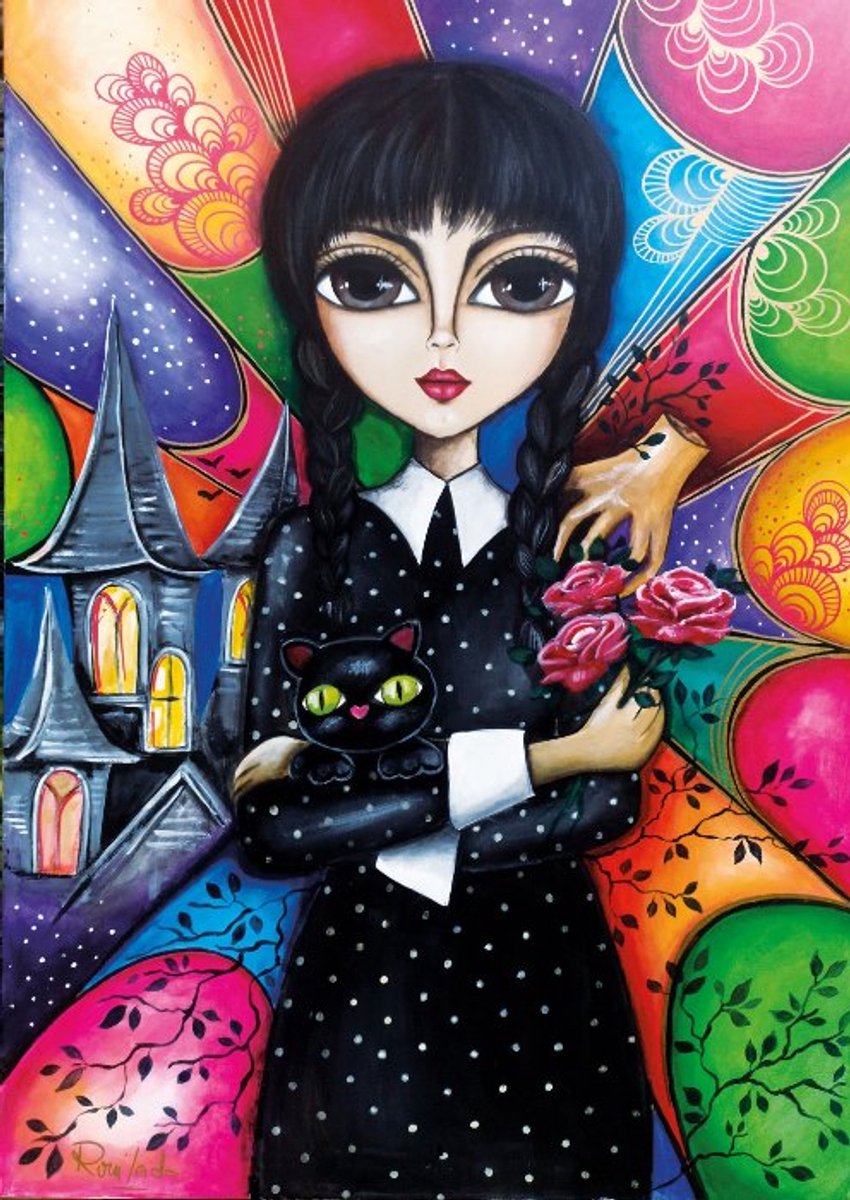 Magnolia puzzel Strange Girl - 1000 stukjes puzzel voor volwassenen.