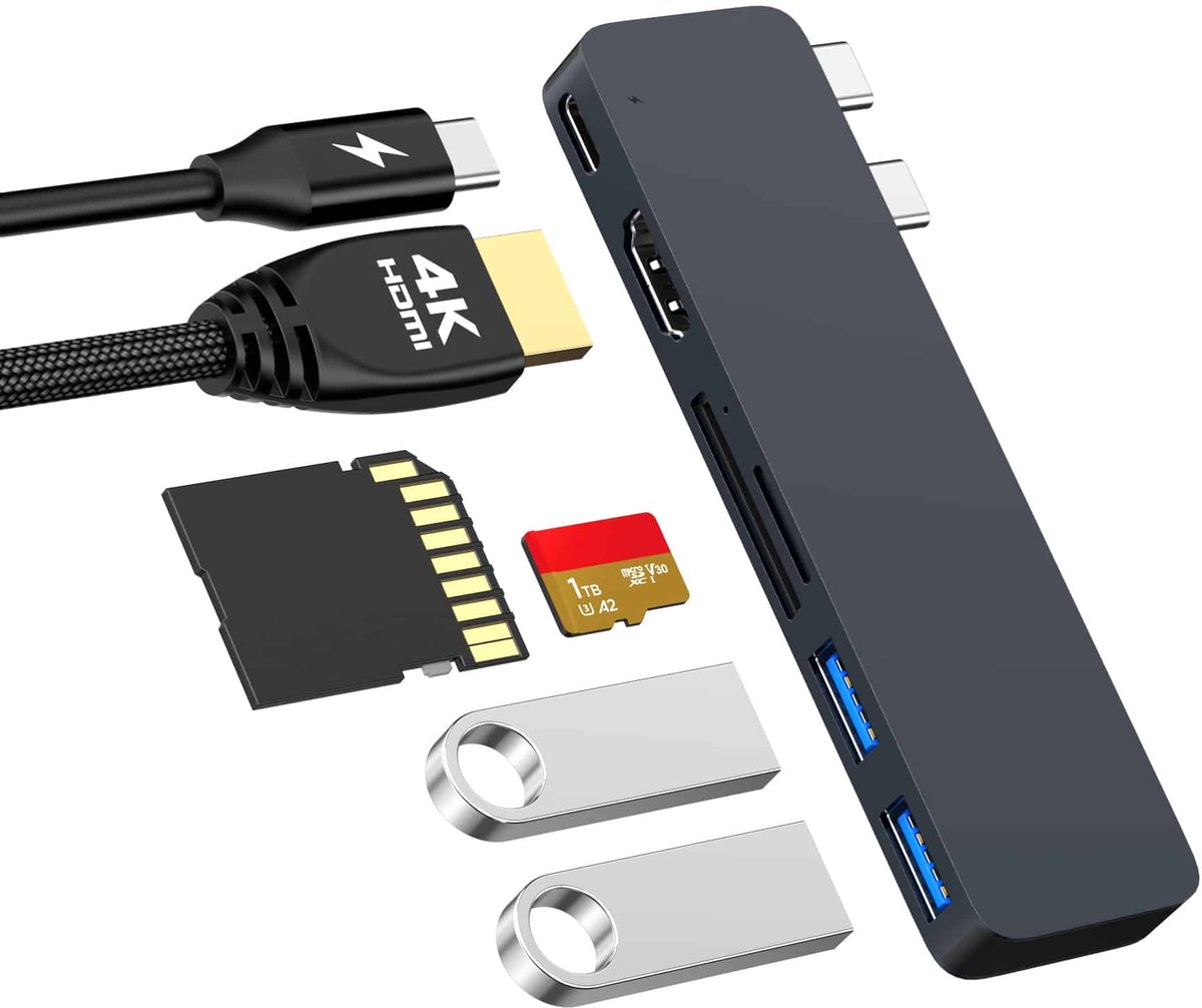 M-TECK MacBook USB-C Hub – Midnight thumbnail 3