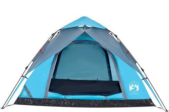 vidaXL - Koepeltent - 5-persoons - snelontgrendeling - blauw van Vidaxl — afbeelding 5