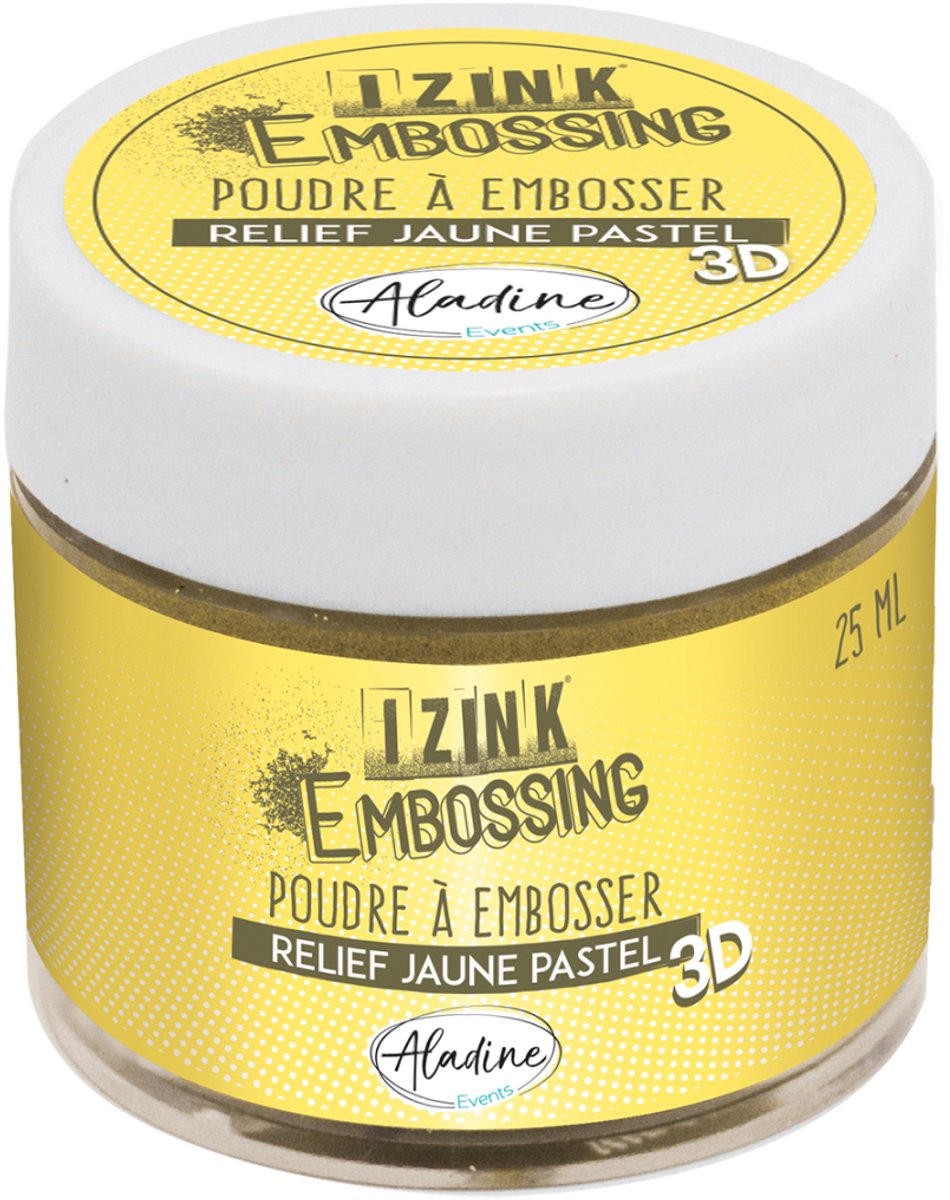 IZINK EMBOSSING POWDER PASTEL YELLOW - 25ML
