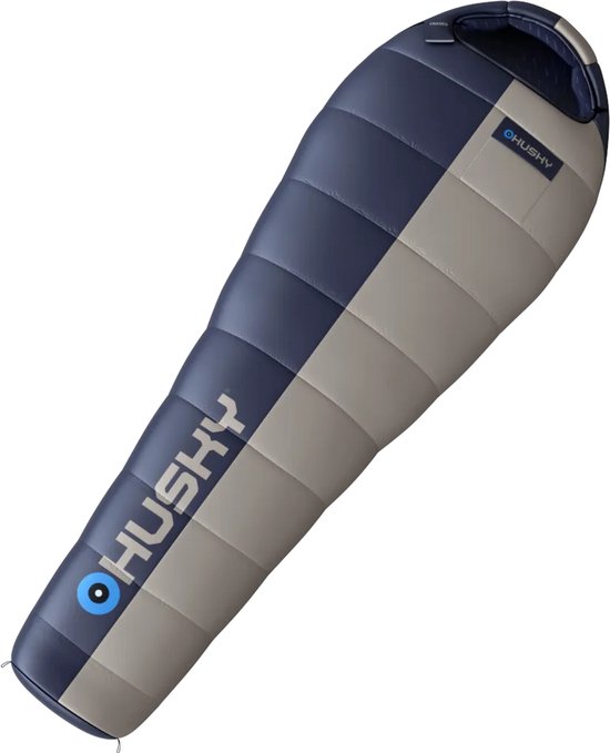 Husky mummyslaapzak ThermoPro Fraser -10°C - 210 x 85 cm - Blauw met Grijs van Husky — afbeelding 2
