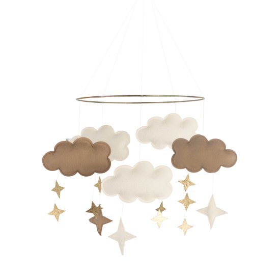 Fantasy Clouds Baby Mobiel - Natural Camel