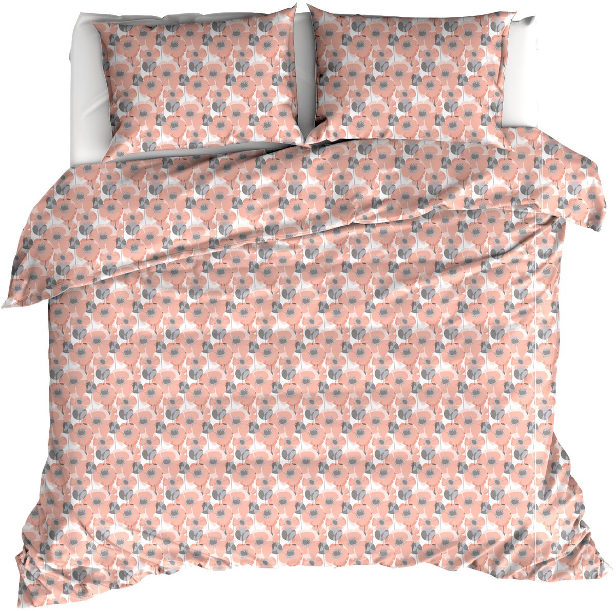 Moodit Dekbedovertrek Odil Monica Blush - 240 x 220 + 2x 60 x 70 cm - Roze - Katoen